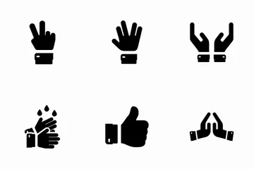 Hand Gesture Icon Pack