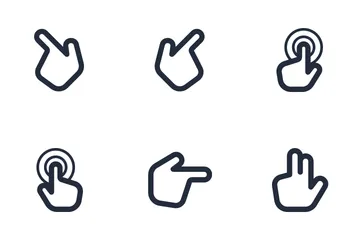 Hand Gesture Icon Pack