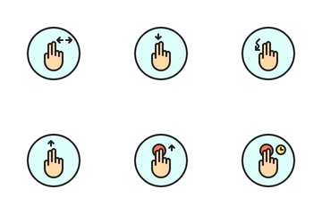 Hand Gesture Icon Pack