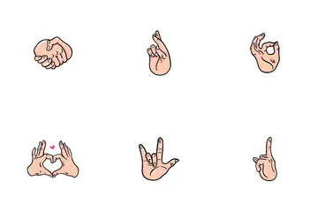 Hand Gesture Icon Pack