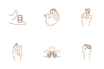 Hand Gesture Icon Pack