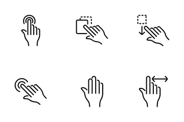 Hand Gesture V.1 Icon Pack