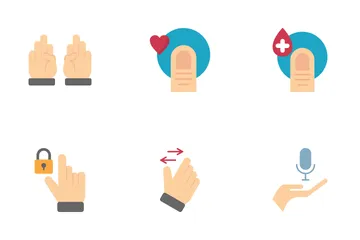 Hand & Gestures Icon Pack