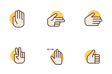 Hand Gestures Icon Pack