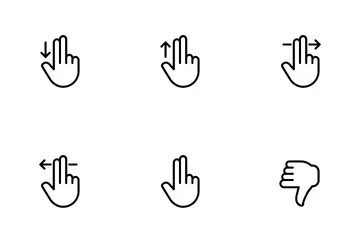 Hand Gestures Icon Pack