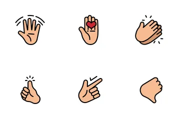 Hand Gestures Icon Pack