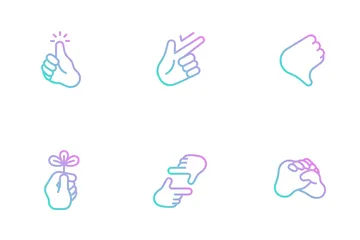 Hand Gestures Icon Pack