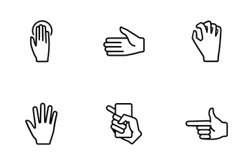 Hand Gestures Icon Pack