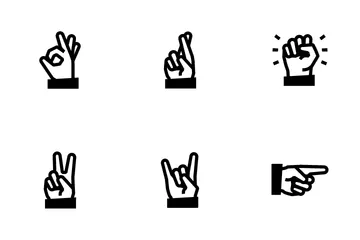 Hand Gestures Icon Pack