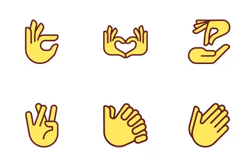 Hand Gestures Icon Pack