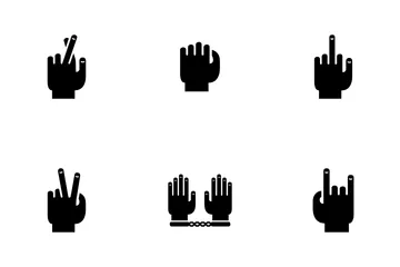 Hand Gestures Icon Pack