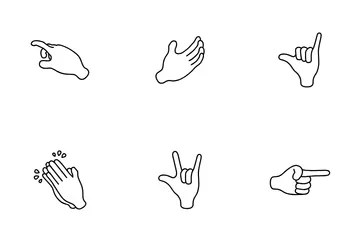 Hand Gestures Icon Pack