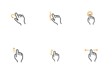 Hand Gestures Icon Pack