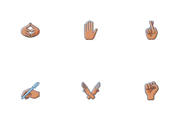 Hand Gestures Icon Pack