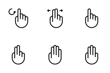 Hand Gestures Icon Pack