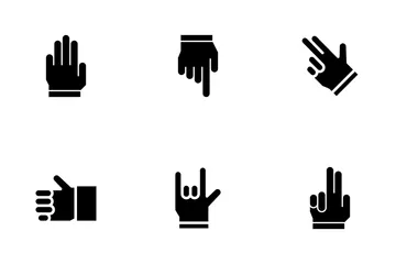 Hand Gestures Icon Pack