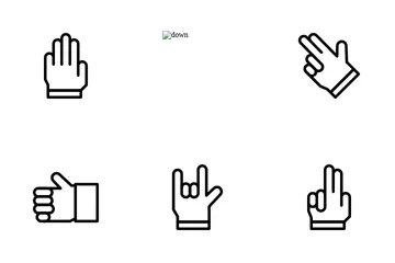 Hand Gestures Icon Pack