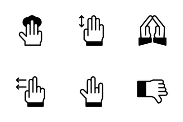 Hand Gestures Icon Pack