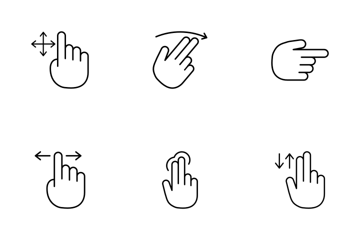 Download Hand And Finger Vol.1 Icon pack - Available in SVG, PNG, EPS ...