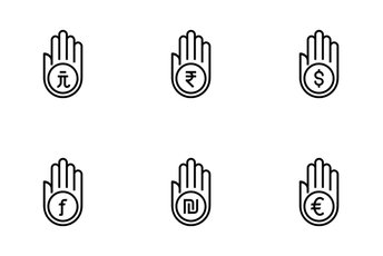 Hand Line Icon Pack