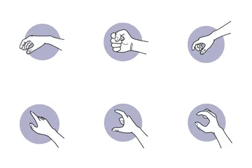 Hand Point Icon Pack