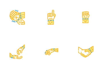 Hand Robot Technology Icon Pack