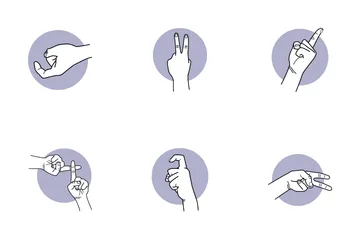 Hand Rude Icon Pack