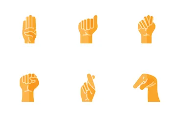 Hand Sign For Deaf Icon Pack