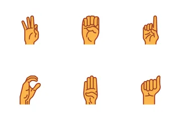 Hand Sign For Deaf Icon Pack