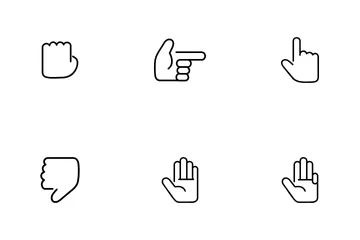 Hand Sign Icon Pack