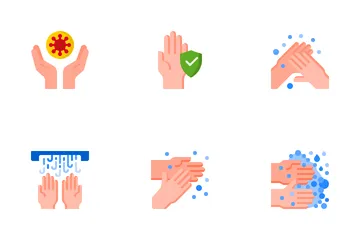 Hand Wash Icon Pack