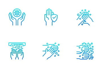 Hand Wash Icon Pack