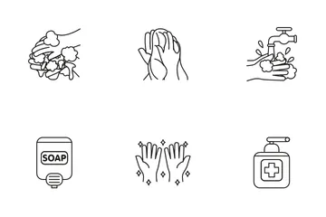 Hand Wash Icon Pack