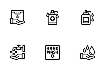 Hand Wash Icon Pack