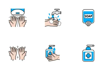Hand Wash Icon Pack
