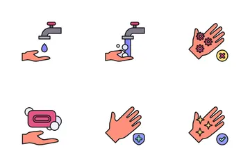 Hand Washing Icon Pack