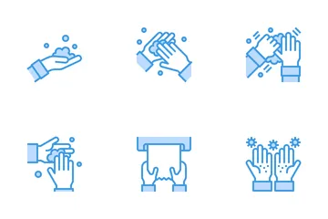 Hand Washing And Hygiene Icon Pack