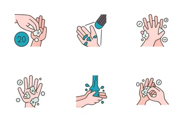 Hand Washing Icon Pack