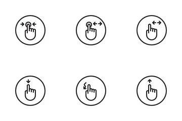 Handbewegung Symbolpack