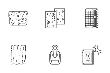 Handmade Paper Making Icon Pack