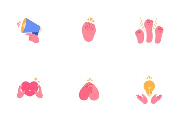 Hands Gesture Icon Pack