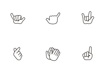 Hands Sign Icon Pack