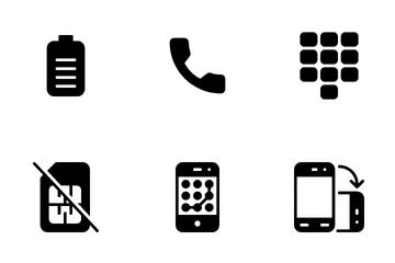 Handy, Mobiltelefon Symbolpack