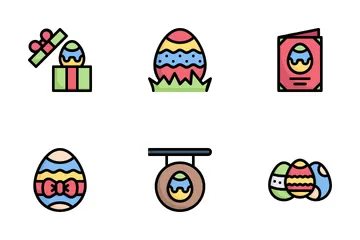 Happy Easter Day Icon Pack