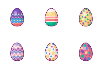 Happy Easter Eggs Icon Pack