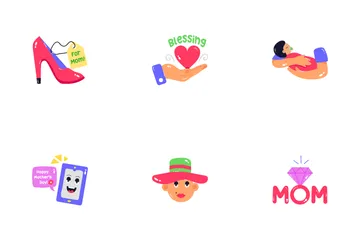 Happy Mother's Day Stickers Icon Pack