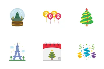 Happy New Year Icon Pack