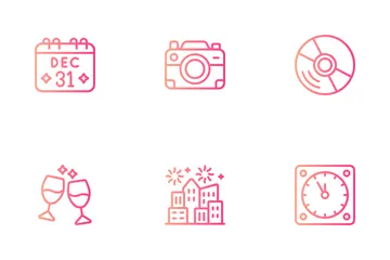Happy New Year Icon Pack