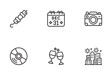 Happy New Year Icon Pack