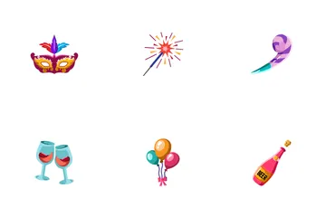 Happy New Year Icon Pack